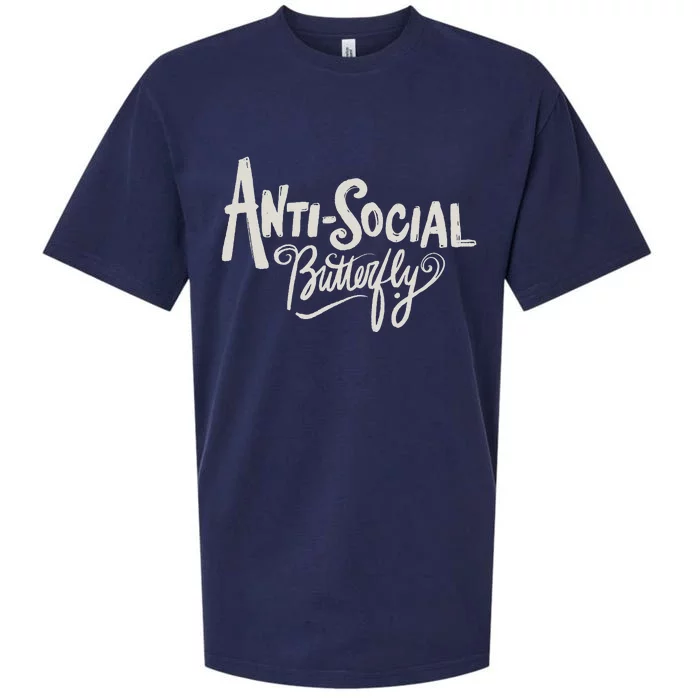 Anti Social Butterfly Sueded Cloud Jersey T-Shirt