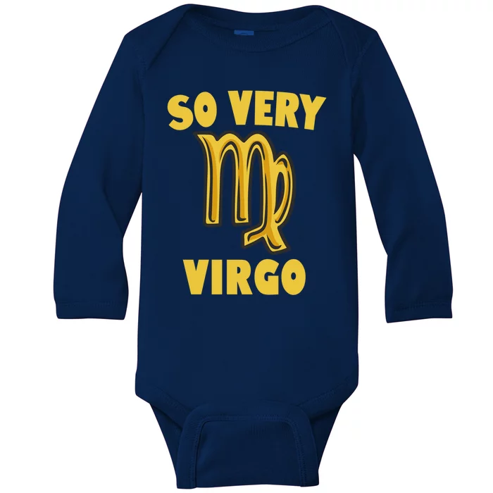 August September Birthday Virgo Astrology Horoscope Cute Gift Baby Long Sleeve Bodysuit