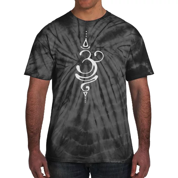 Ancient Sanskrit Breathe Om Yoga Meditation Symbol Tie-Dye T-Shirt