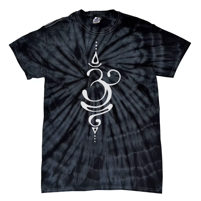 Ancient Sanskrit Breathe Om Yoga Meditation Symbol Tie-Dye T-Shirt