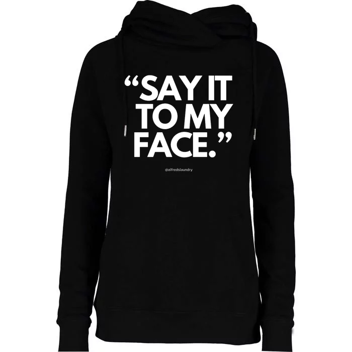 Alfred Shivy Brooks Ii Say It To My Face Harris 47 Womens Funnel Neck Pullover Hood