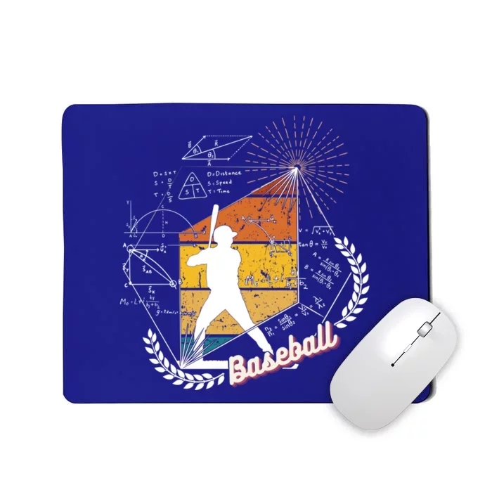 American Sport Baseball Just A Who Loves Baseball Sport Gift Mousepad