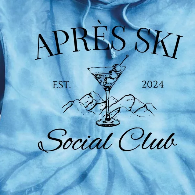 Apres Ski Bachelorette Tie Dye Hoodie