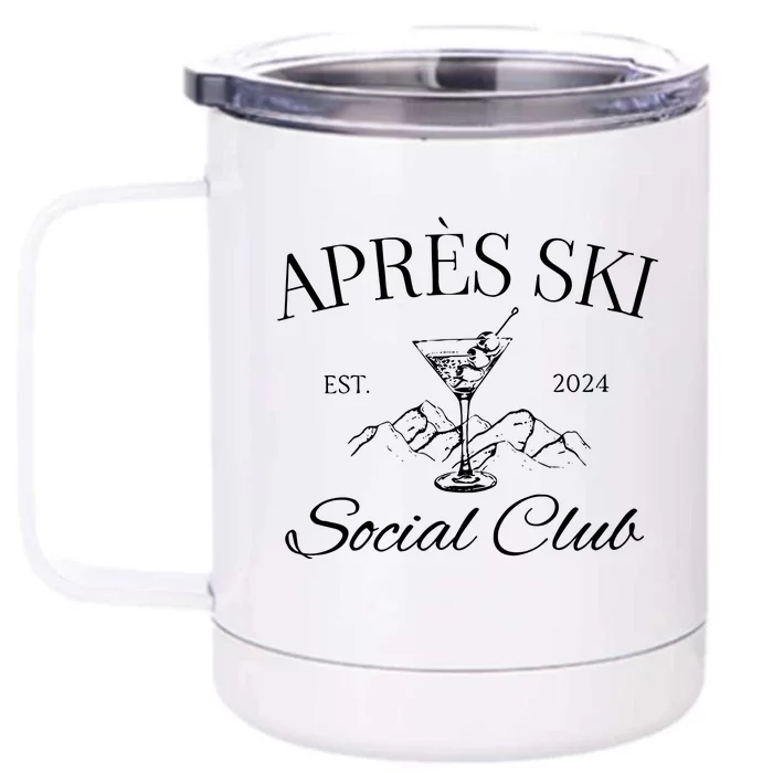 Apres Ski Bachelorette Front & Back 12oz Stainless Steel Tumbler Cup