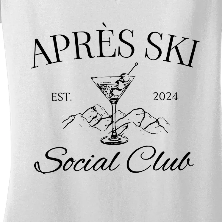 Apres Ski Bachelorette Women's V-Neck T-Shirt