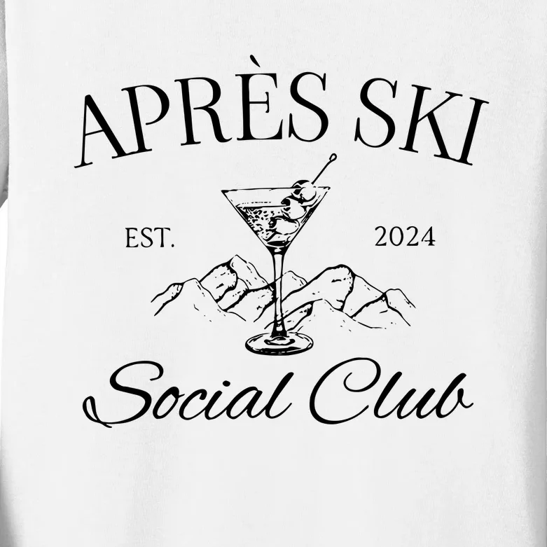 Apres Ski Bachelorette Kids Long Sleeve Shirt