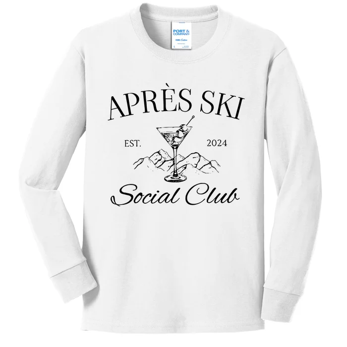 Apres Ski Bachelorette Kids Long Sleeve Shirt