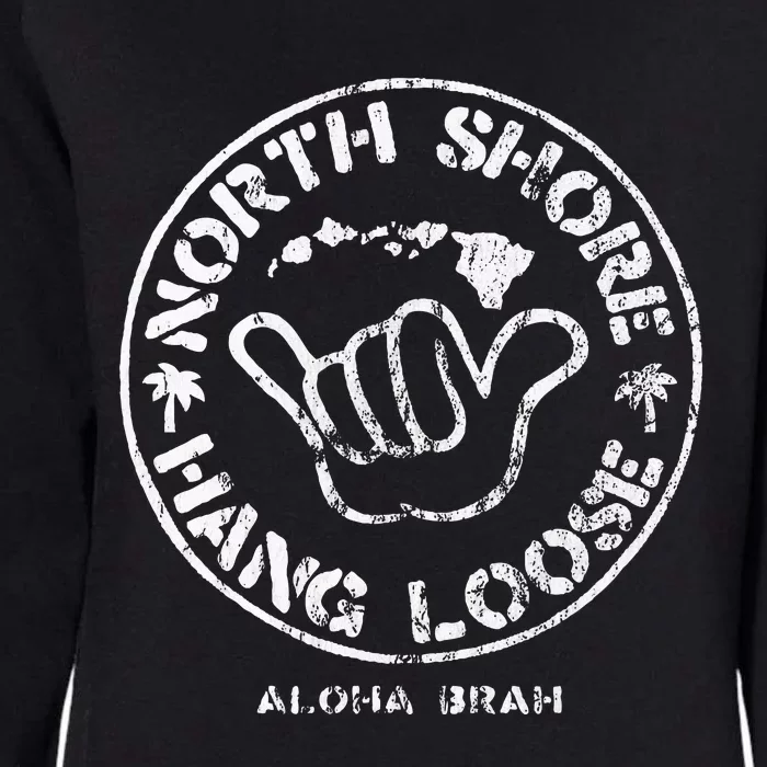 Aloha Shaka Brah Hawaii Islands Womens California Wash Sweatshirt