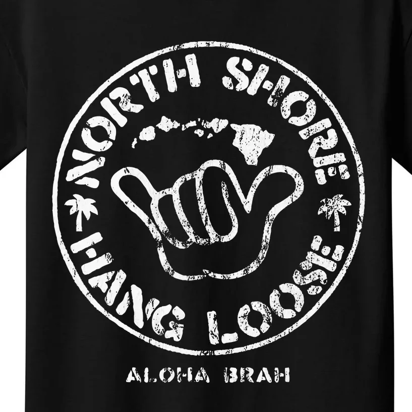 Aloha Shaka Brah Hawaii Islands Kids T-Shirt