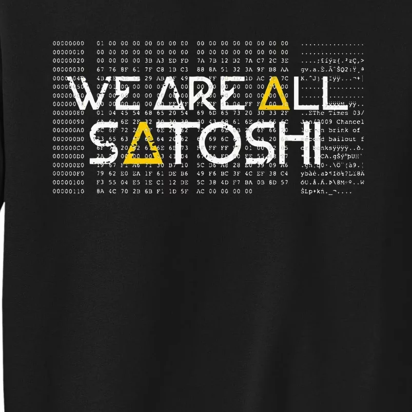 All Satoshi Bitcoin Btc Blockchain Cryptocurrency Sweatshirt