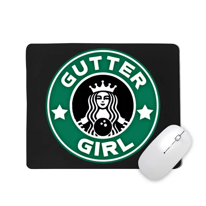 And S Bowling Funny Gutter Graphic Funny Gift Mousepad