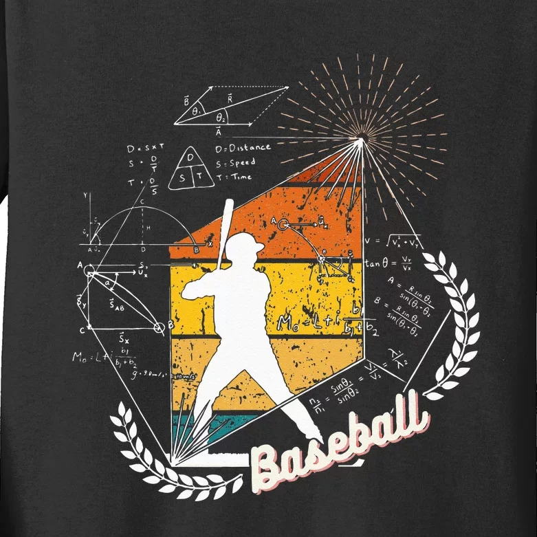 American Sport Baseball Just A Boy Who Loves Baseball Sport Kids Long Sleeve Shirt