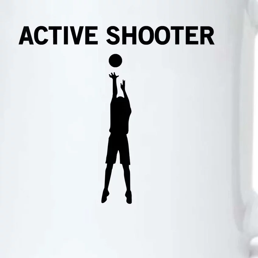 Active Shooter Basketball Lovers Black Color Changing Mug