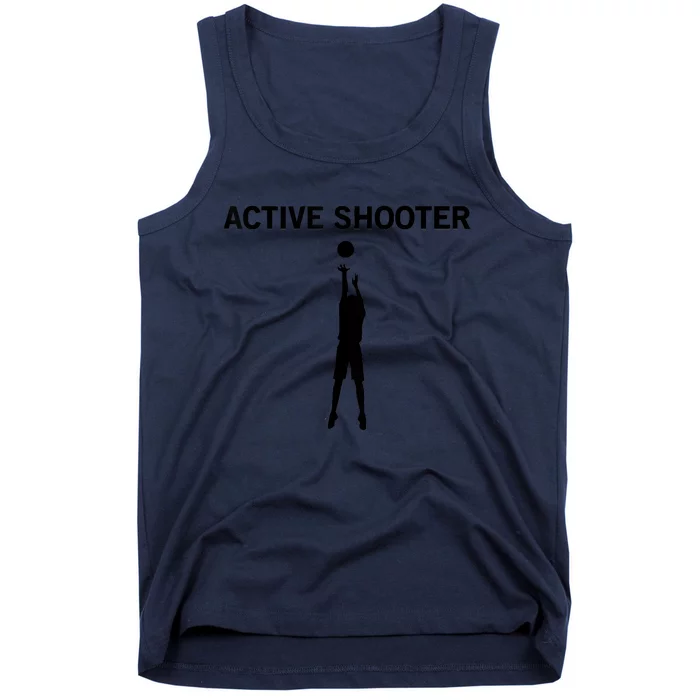 Active Shooter Basketball Lovers Tank Top