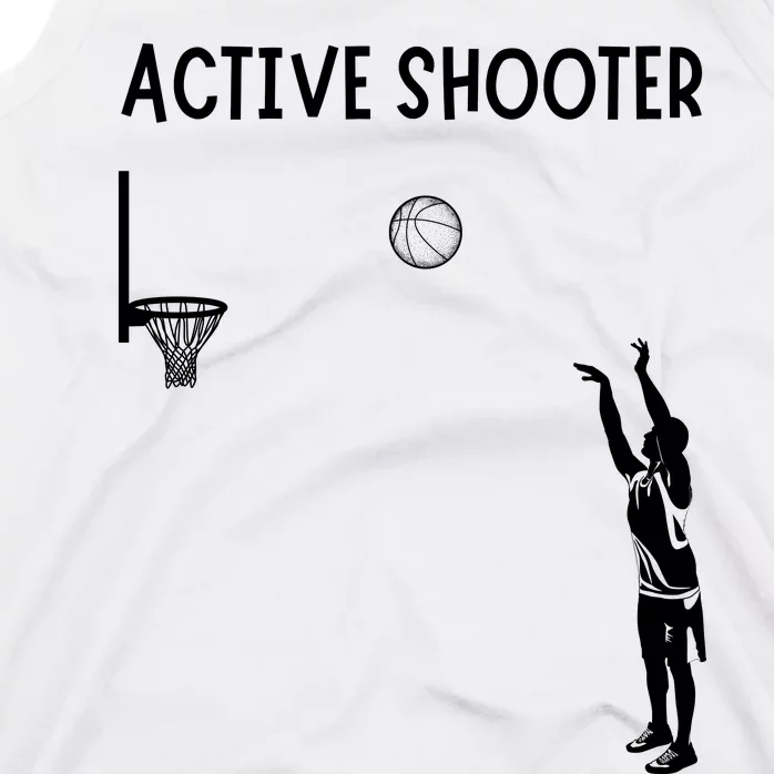 Active Shooter Basketball Lovers Tank Top