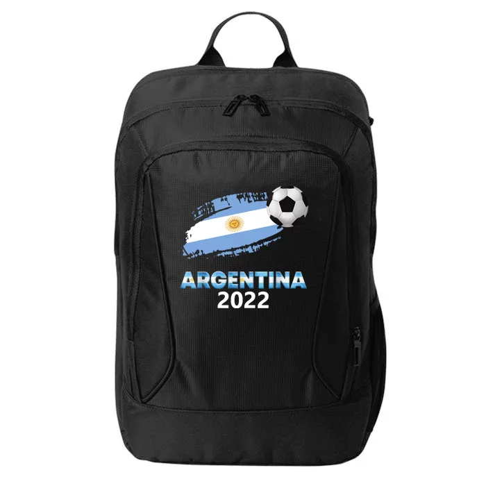 Argentina Soccer Ball Flag Jersey Argentinian Football City Backpack