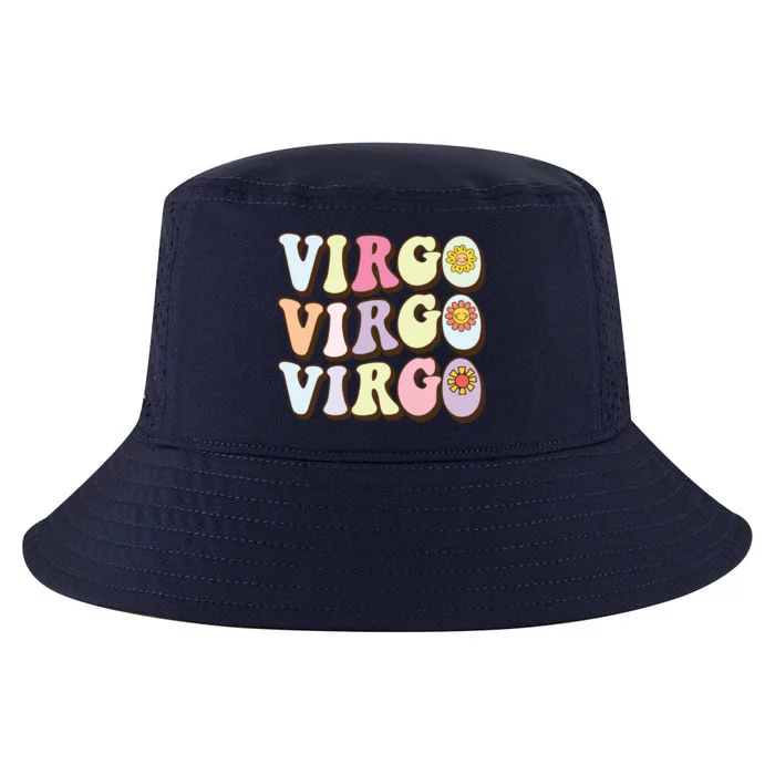 August September Birthday Groovy Astrology Zodiac Sign Virgo Cool Comfort Performance Bucket Hat