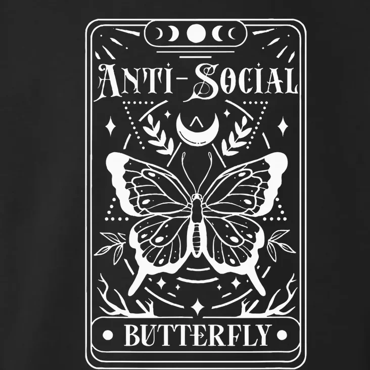 Anti Social Butterfly Tarot Card Toddler Hoodie