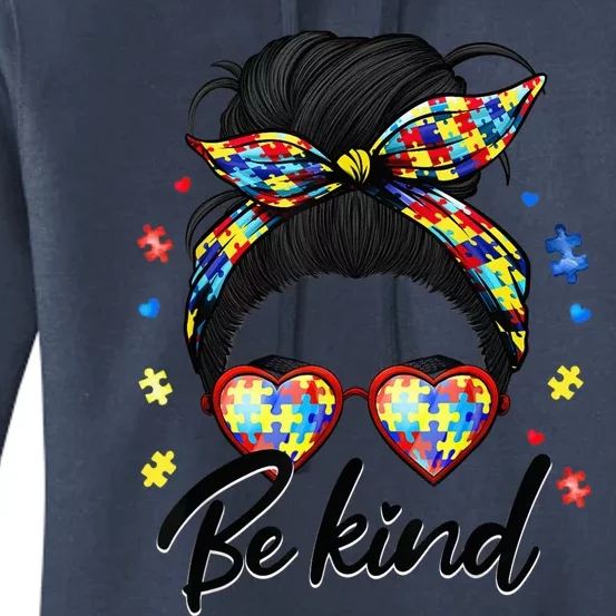 Autism Shirt Be Kind Autism Awareness Shirt For Autism Mom Women's Pullover Hoodie