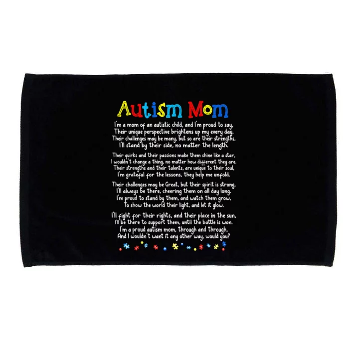 Autism Shirt Be Kind Autism Awareness Shirt For Autism Mom Microfiber Hand Towel