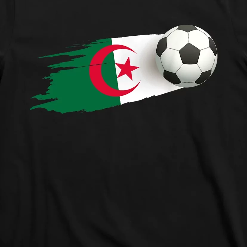 Algeria Soccer Ball Algeria Flag Jersey Algeria Football T-Shirt