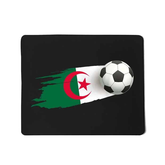 Algeria Soccer Ball Algeria Flag Jersey Algeria Football Mousepad