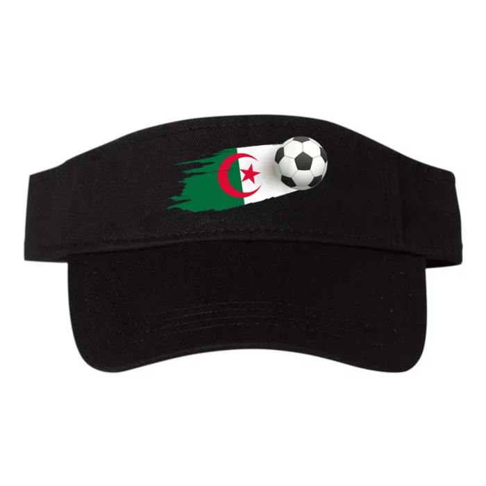 Algeria Soccer Ball Algeria Flag Jersey Algeria Football Valucap Bio-Washed Visor