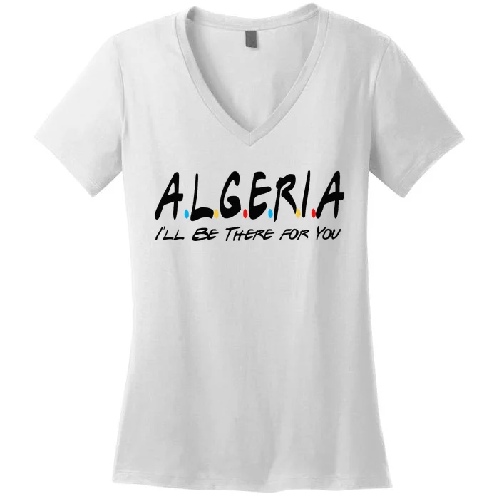 Algeria Supporter Bulk Gifts Algeria Lover Women's V-Neck T-Shirt