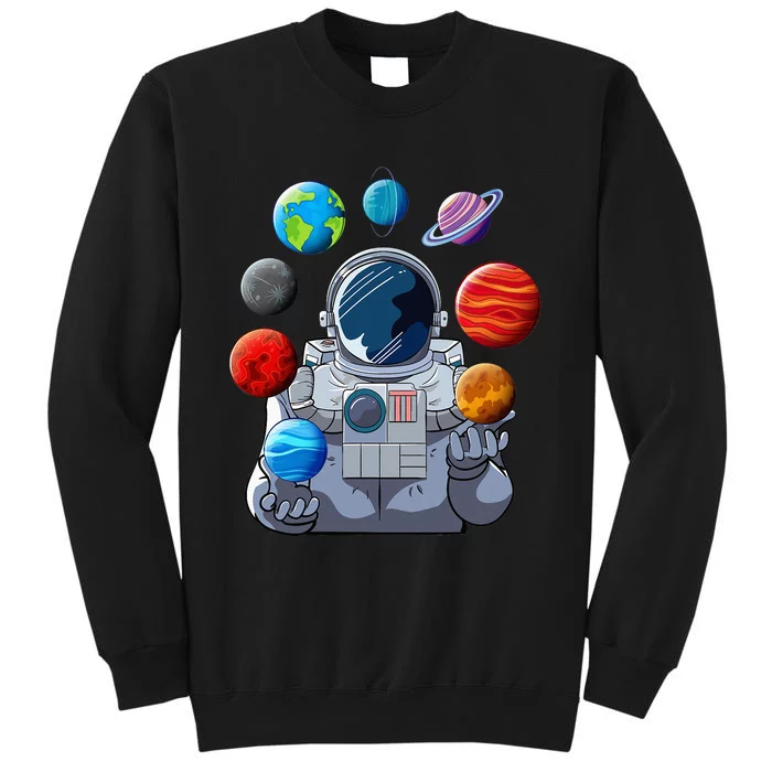 Astronaut Space Balloons Moon Mars Planets Astronaut Tall Sweatshirt