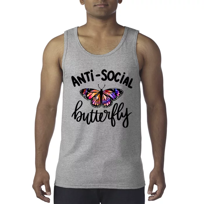 Anti Social Butterfly Tank Top