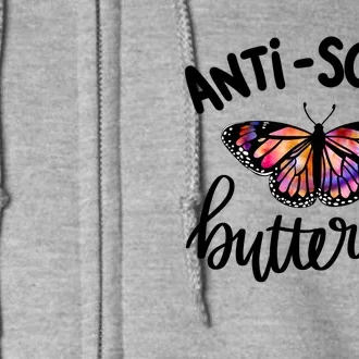 Anti Social Butterfly Full Zip Hoodie