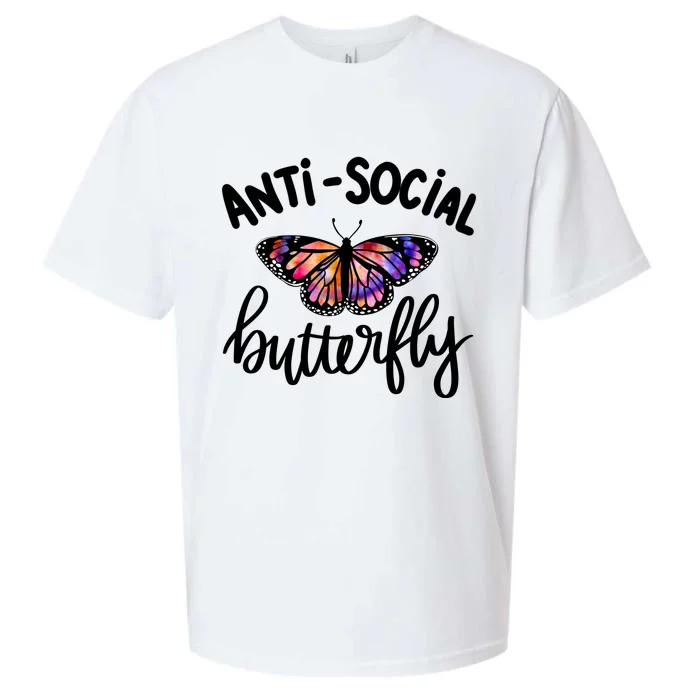 Anti Social Butterfly Sueded Cloud Jersey T-Shirt