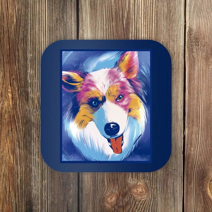 Australian Shepherd Colorful Dog Coaster