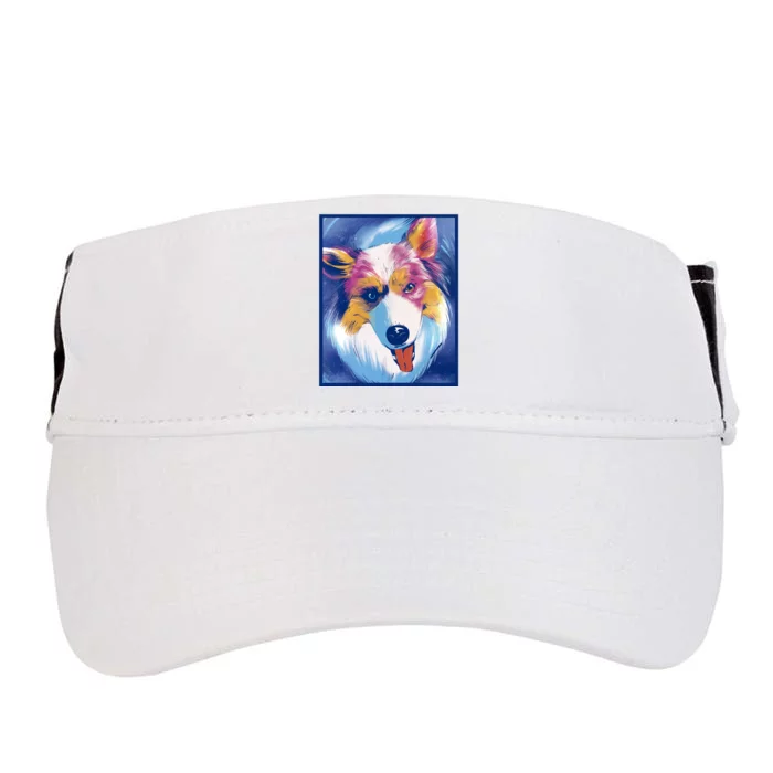 Australian Shepherd Colorful Dog Adult Drive Performance Visor