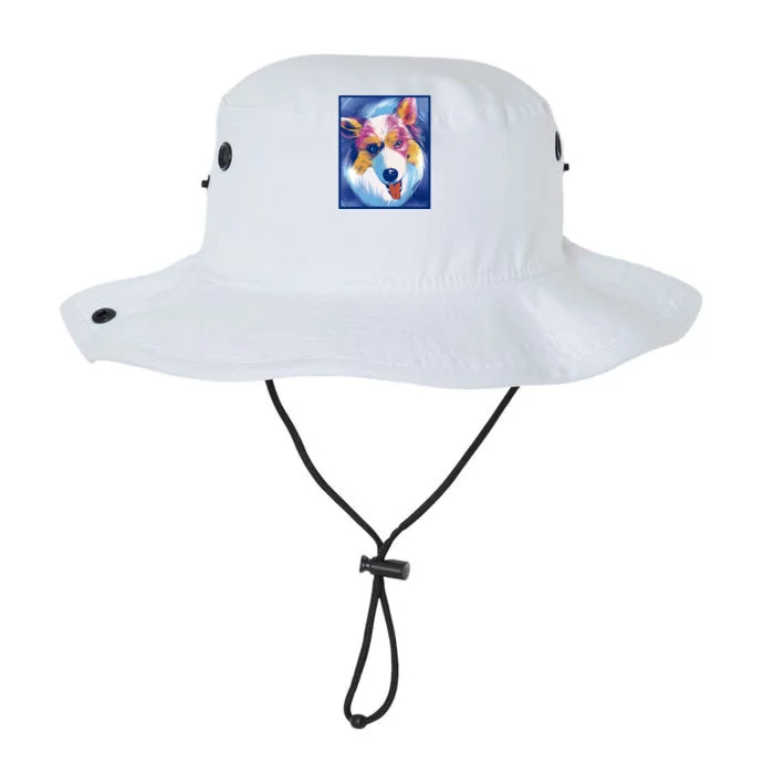 Australian Shepherd Colorful Dog Legacy Cool Fit Booney Bucket Hat