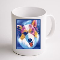 Australian Shepherd Colorful Dog Coffee Mug