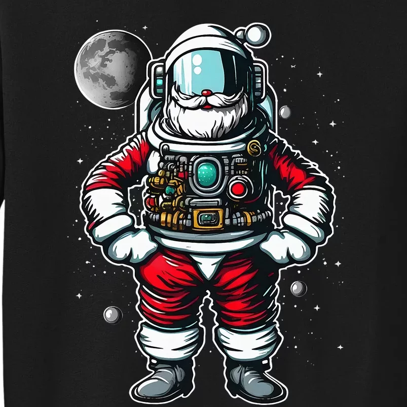 Astronaut Santa Christmas Xmas Space Lovers Tall Sweatshirt