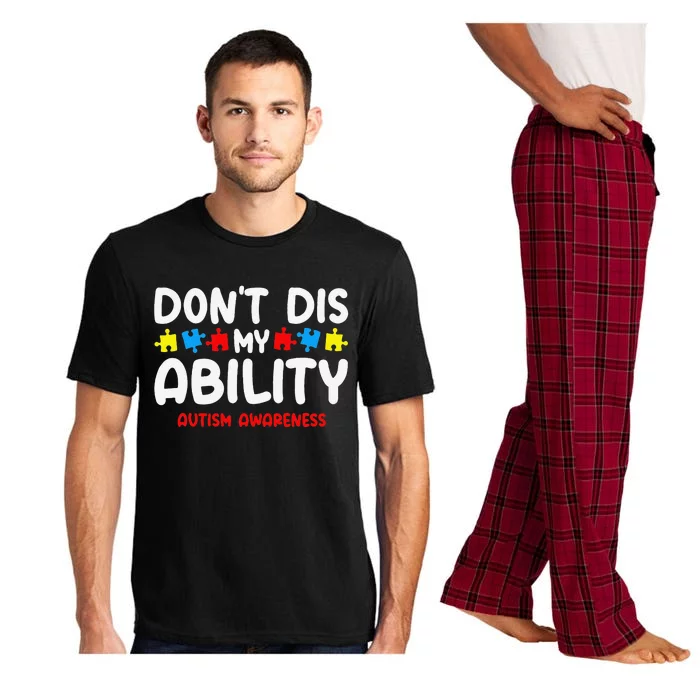 Autism Son Child Daughter Don't Dis My Ability Pajama Set