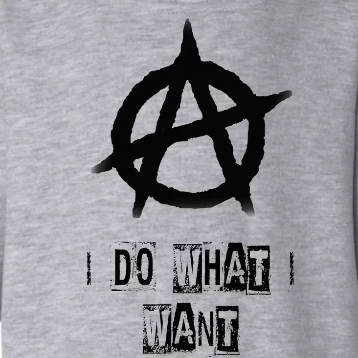 Anarchy Sign Chaos Punks Punk Rock Anarchy Toddler Hoodie