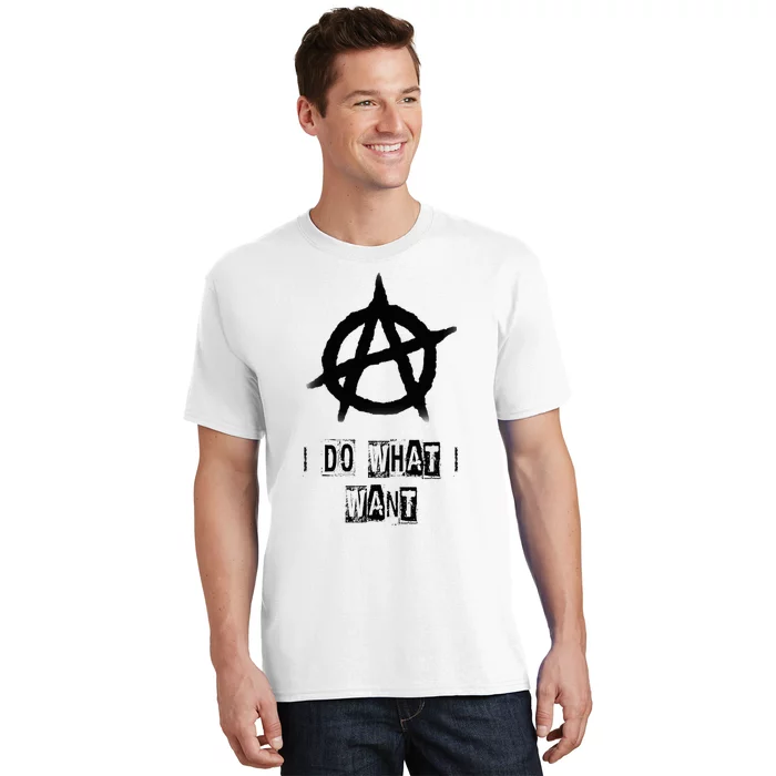 Anarchy Sign Chaos Punks Punk Rock Anarchy T-Shirt