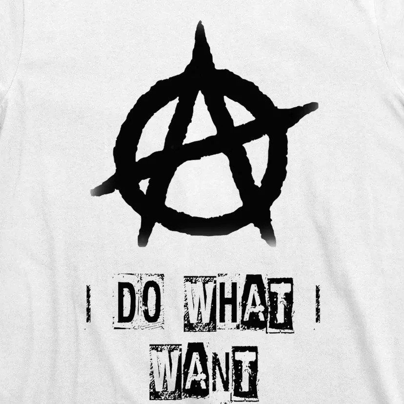 Anarchy Sign Chaos Punks Punk Rock Anarchy T-Shirt