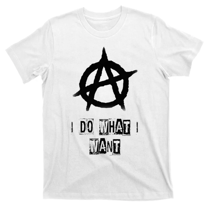 Anarchy Sign Chaos Punks Punk Rock Anarchy T-Shirt