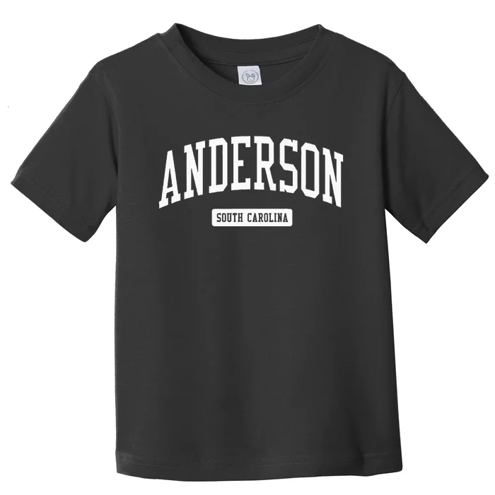 Anderson South Carolina Sc College University Sports Style Toddler T-Shirt