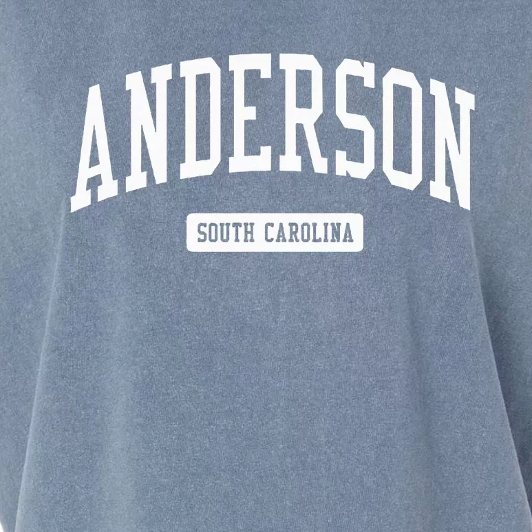 Anderson South Carolina Sc College University Sports Style Garment-Dyed Women's Muscle Tee