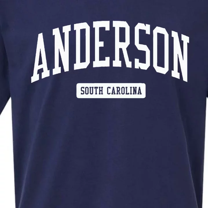 Anderson South Carolina Sc College University Sports Style Sueded Cloud Jersey T-Shirt