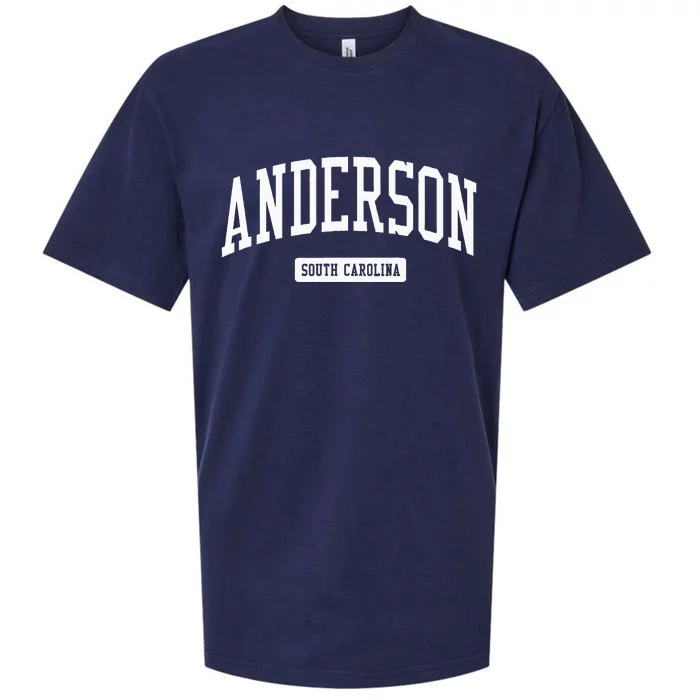 Anderson South Carolina Sc College University Sports Style Sueded Cloud Jersey T-Shirt