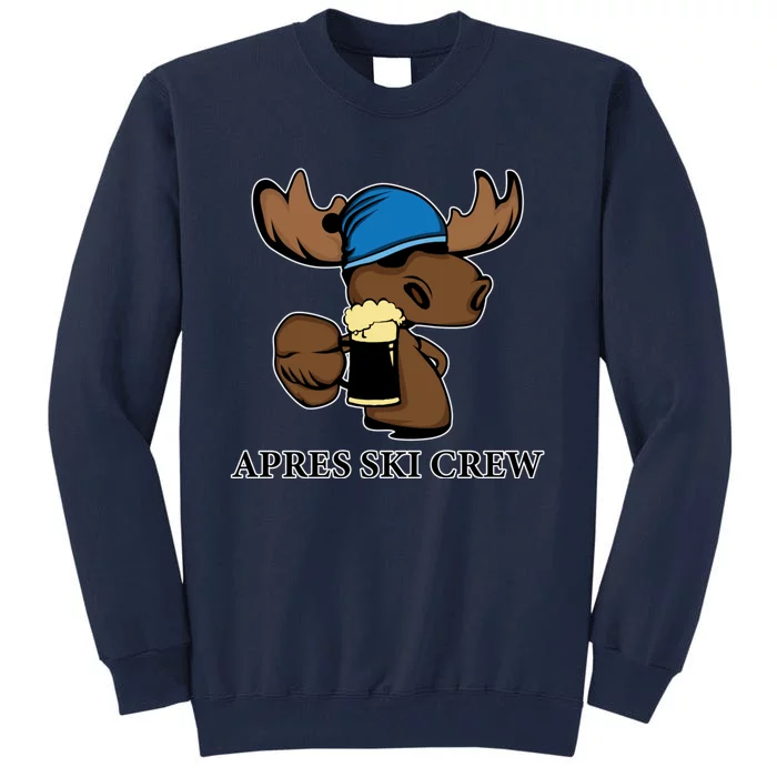 Apres Ski Crew Skier Ski Lover Funny Gift Tall Sweatshirt