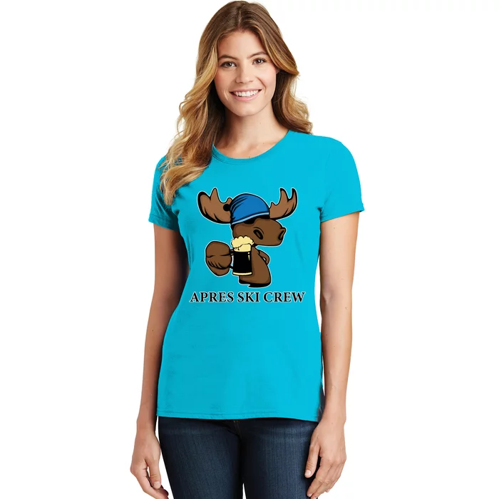 Apres Ski Crew Skier Ski Lover Funny Gift Women's T-Shirt