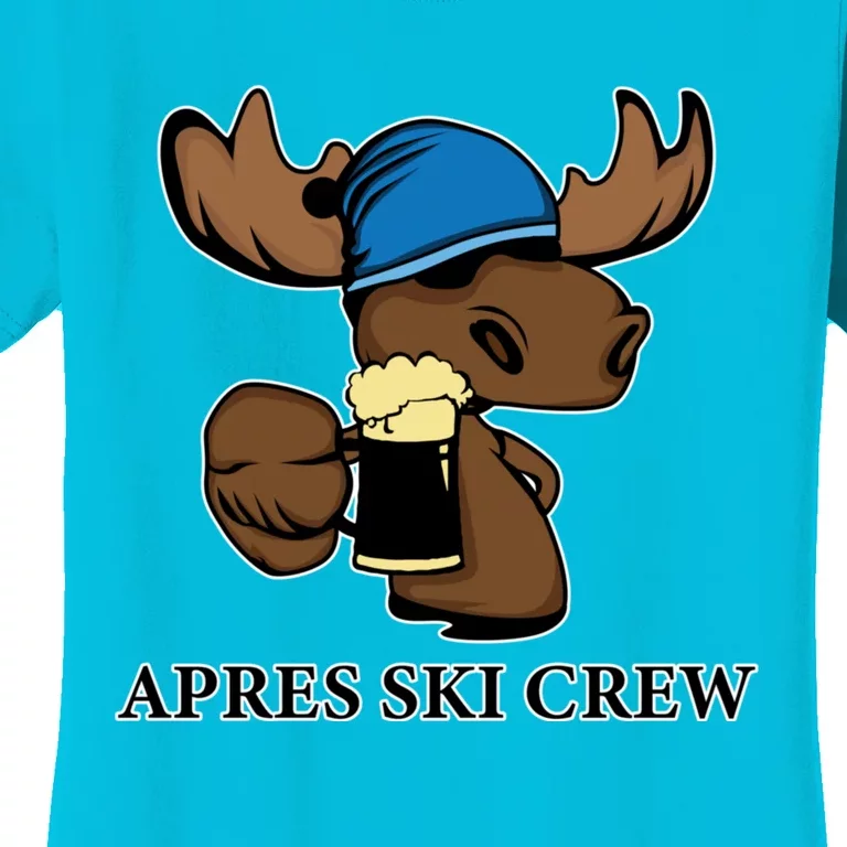 Apres Ski Crew Skier Ski Lover Funny Gift Women's T-Shirt