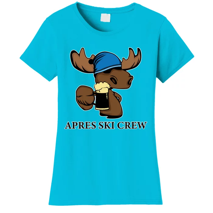 Apres Ski Crew Skier Ski Lover Funny Gift Women's T-Shirt